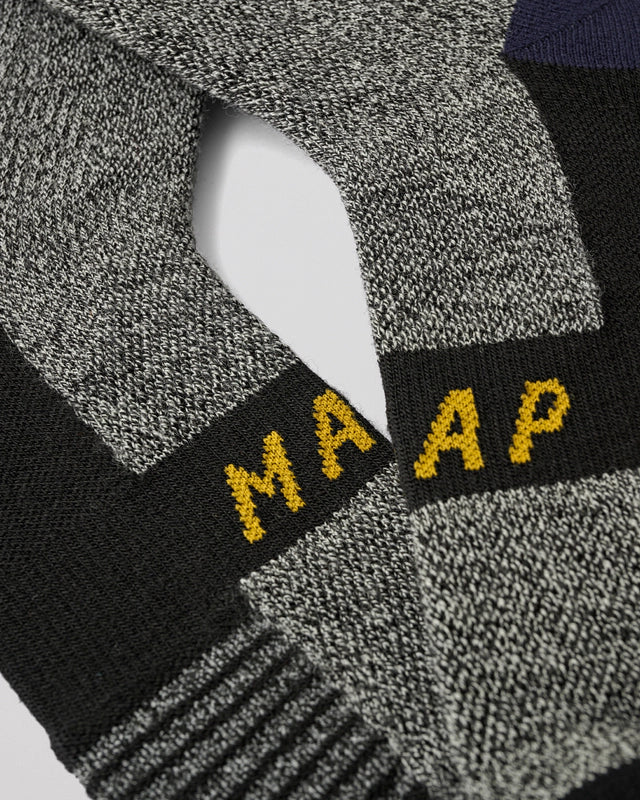 MAAP - Alt Road Merino Space Dye Sock - Black