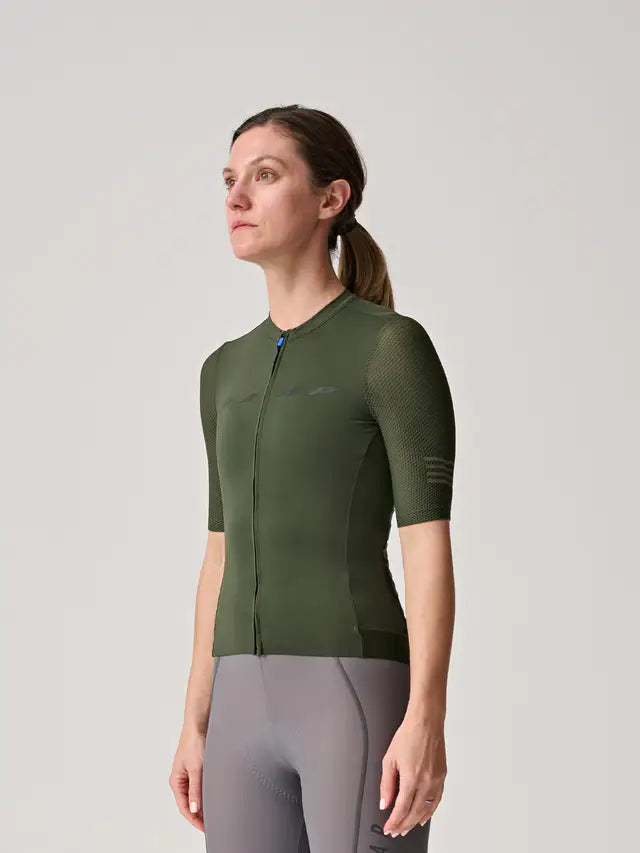 MAAP Women's Evade Pro Base Jersey Bronze Green – Machine
