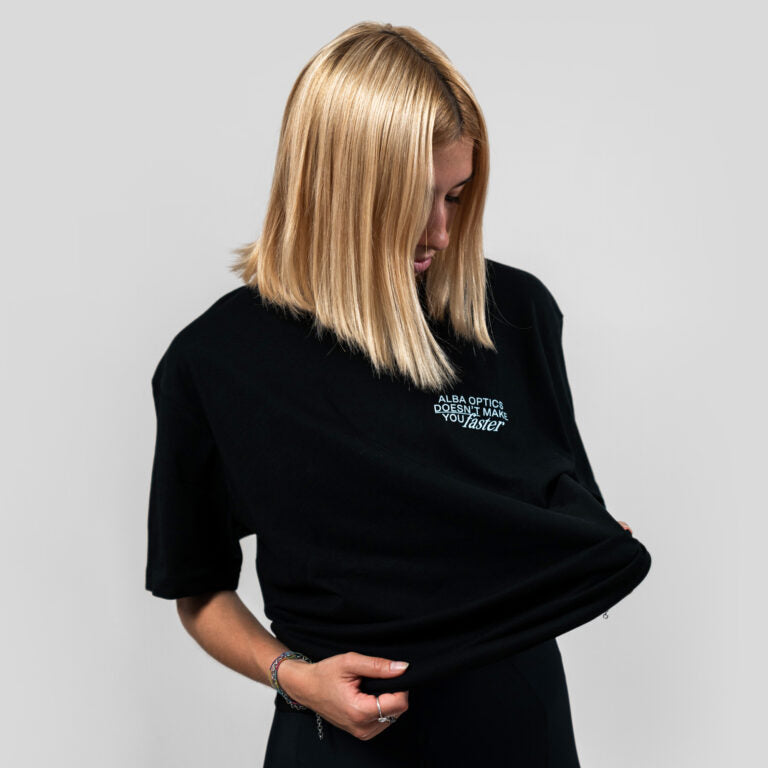 ALBA - Alba Optics Doesn't Make You Faster Tee S - Black