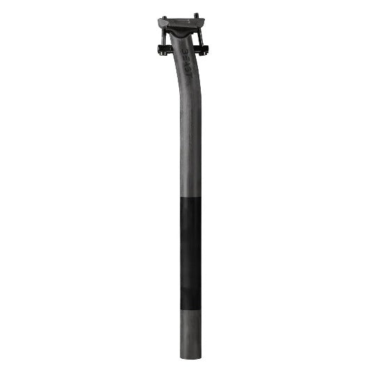 Beast - SEATPOST OFFSET, Carbon, SQUARE-Finish, 31.6mm/350mm/15mm, Black