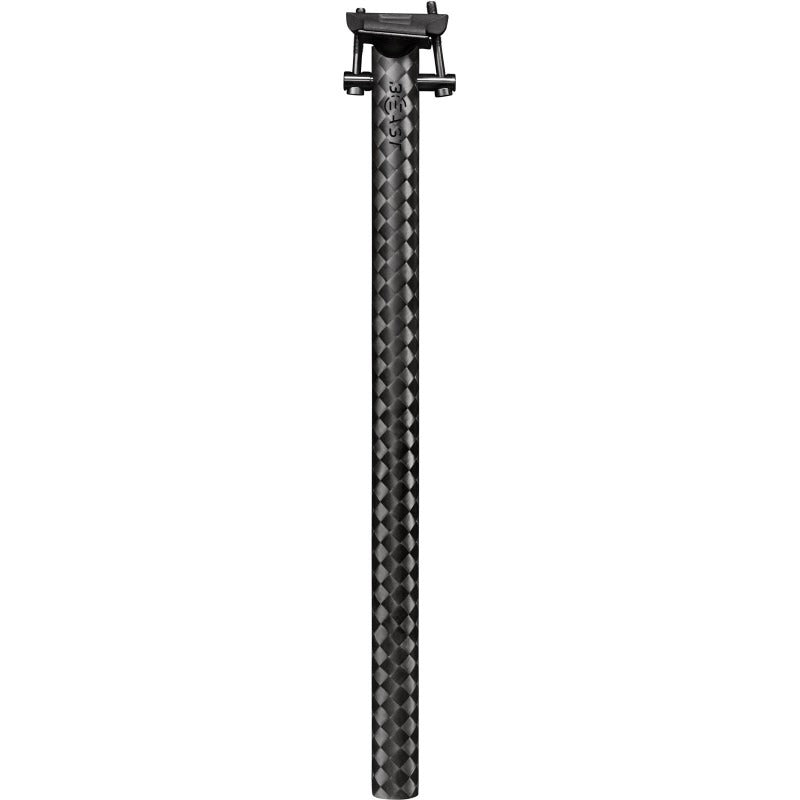 Beast - SEATPOST, Carbon, SQUARE-Finish, 31.6mm/350mm, Black
