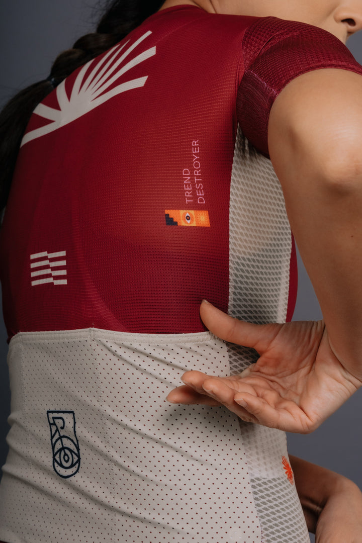 MOF x MAAP Women’s Pro Fit Jersey - Burgundy