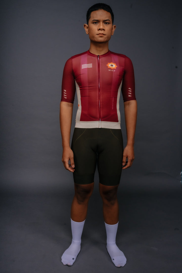 MOF x MAAP Women’s Pro Fit Jersey - Burgundy