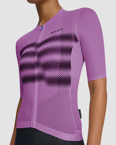 Women's - Blurred Out Ultralight Jersey - Plum