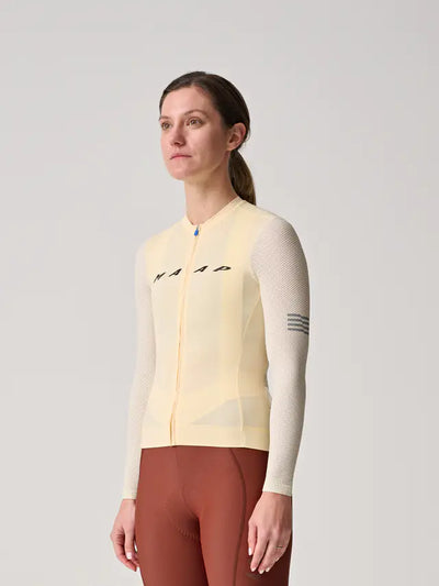 MAAP - Women's Evade Pro Base LS Jersey 2.0 - Sandstone/Limestone