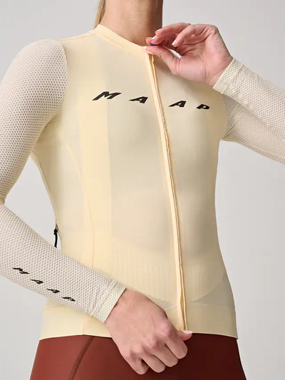 MAAP - Women's Evade Pro Base LS Jersey 2.0 - Sandstone/Limestone
