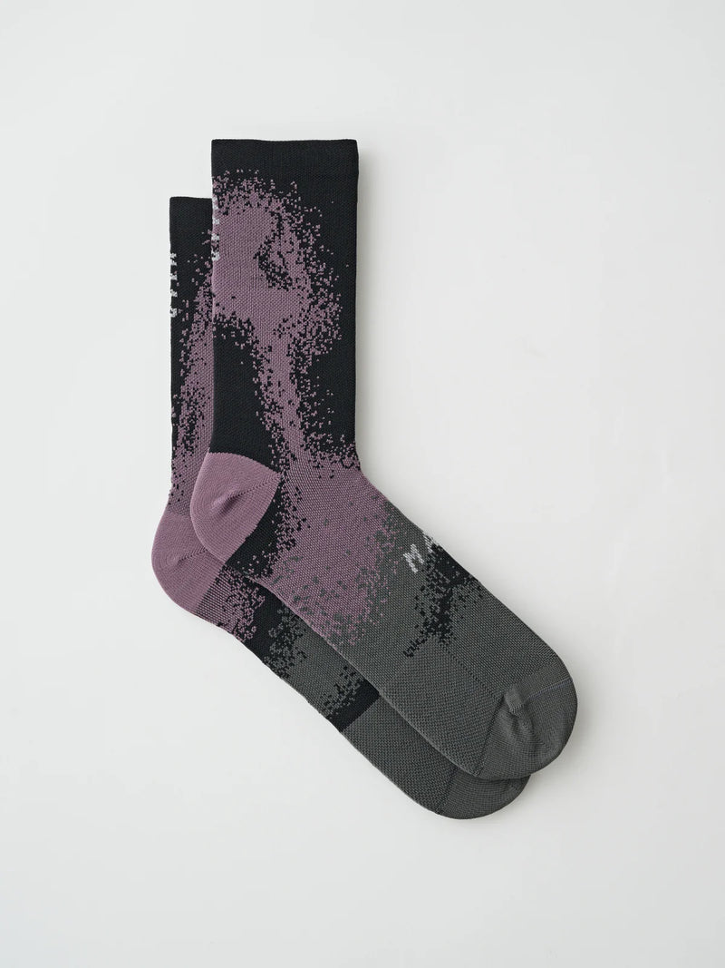 MAAP - Blurred Out Sock - Black Mix