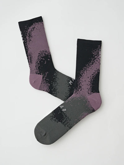 MAAP - Blurred Out Sock - Black Mix