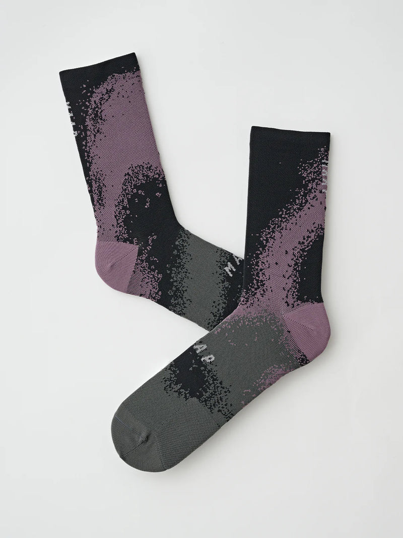 MAAP - Blurred Out Sock - Black Mix