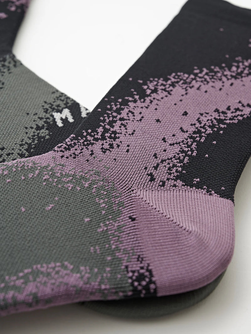 MAAP - Blurred Out Sock - Black Mix