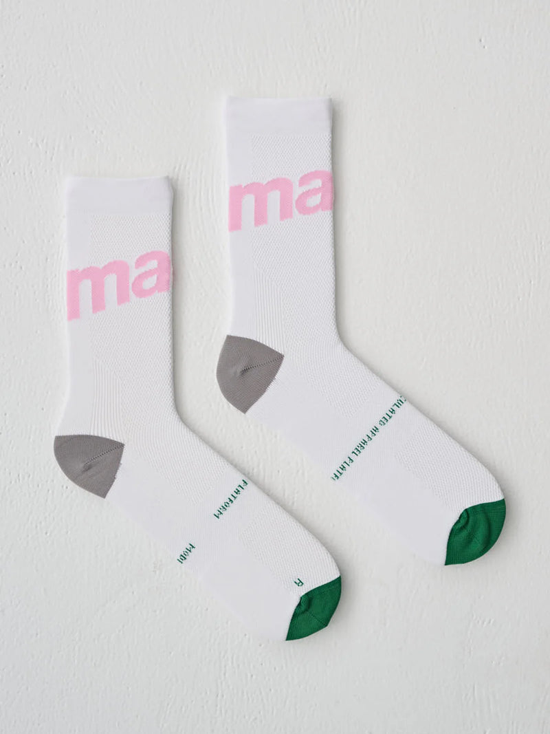 MAAP - Training Sock - White/Orchid