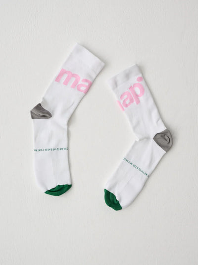 MAAP - Training Sock - White/Orchid