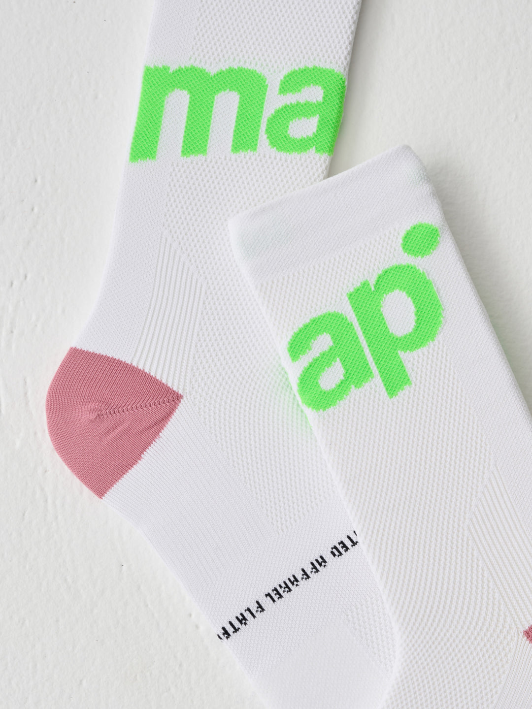 MAAP - Training Sock - White / Fluoro Green