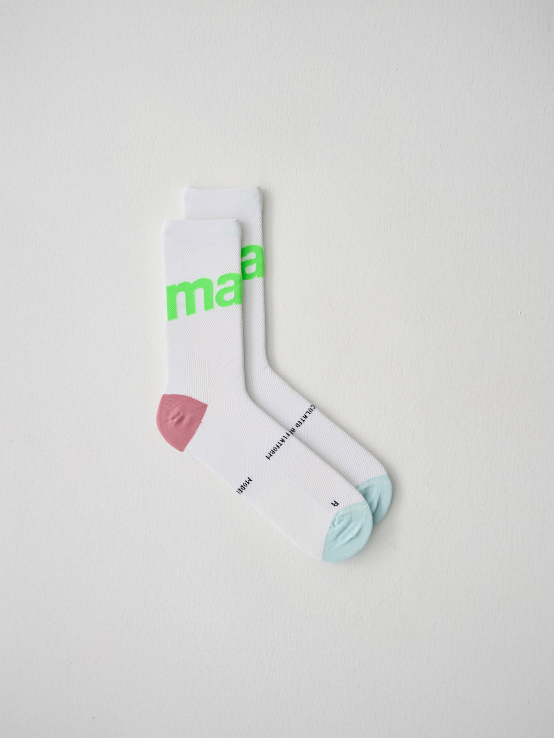 MAAP - Training Sock - White / Fluoro Green
