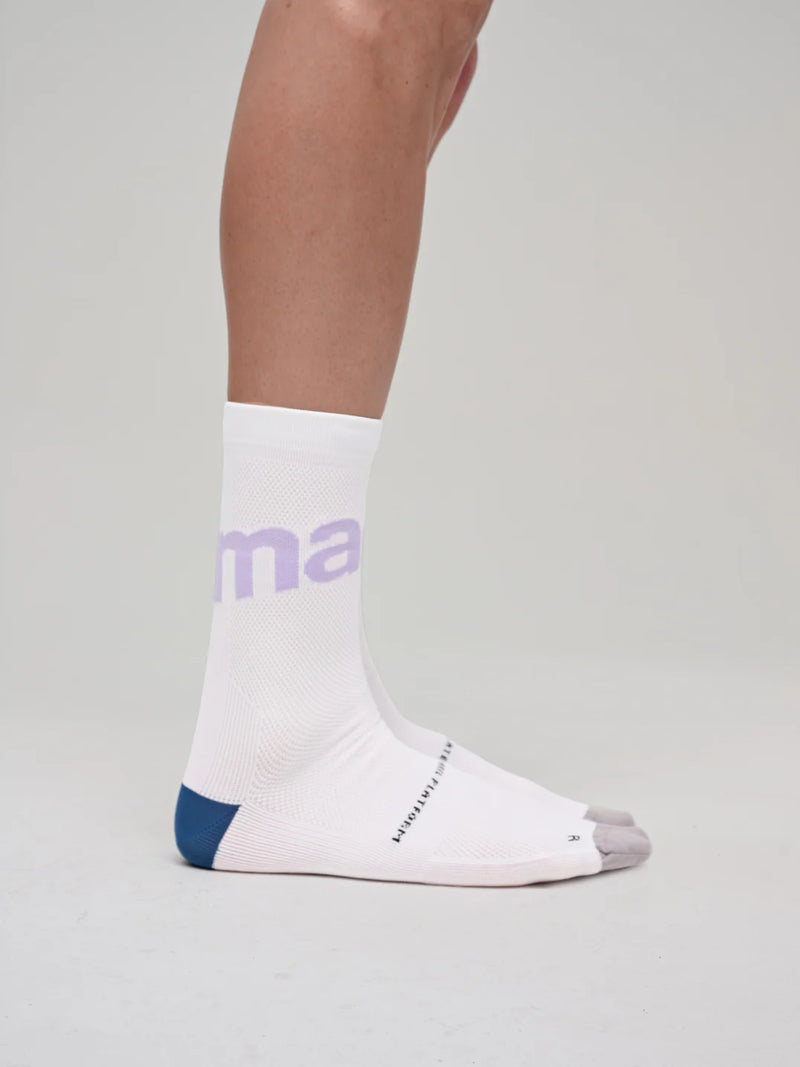 MAAP - Training Sock - White/Purple