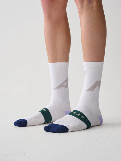 MAAP - Level Sock - White/Heather Mix