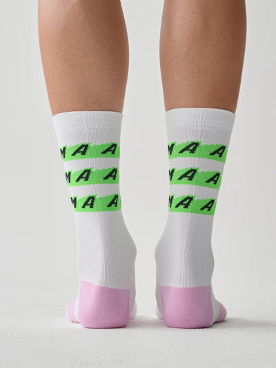 MAAP - Evade X Sock - White / Fluro Green