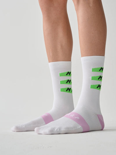 MAAP - Evade X Sock - White / Fluro Green