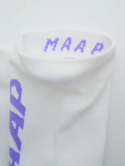 MAAP - Emerge Sock - White/Fluro Purple
