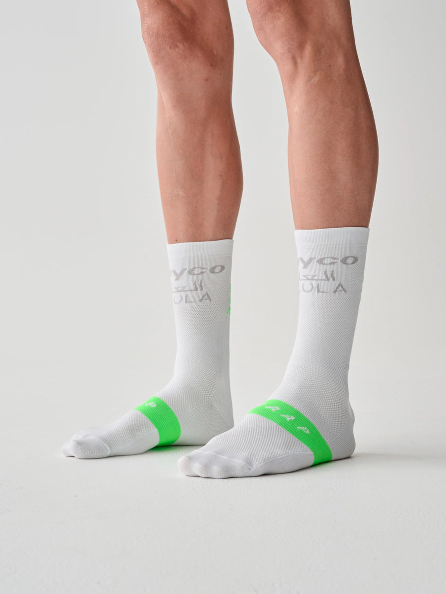 MAAP - World Tour Sock - White/GreenEDGE