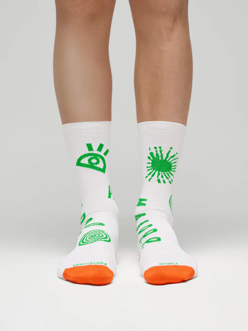 MAAP - MAAP + PUBLIC POSSESSION Sock - White