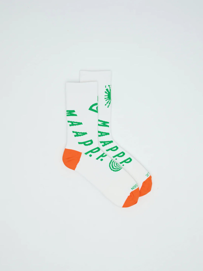 MAAP - MAAP + PUBLIC POSSESSION Sock - White