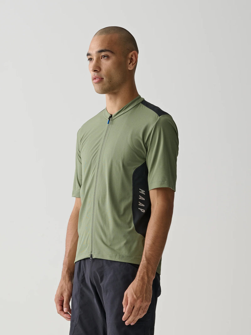 MAAP - Alt Road Zip Tee - Cactus