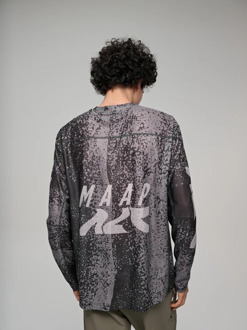 MAAP - Alt Road LS Mesh Tee - Silver/Black