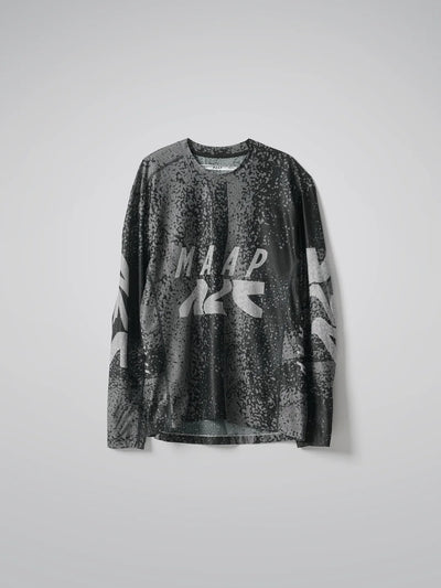 MAAP - Alt Road LS Mesh Tee - Silver/Black