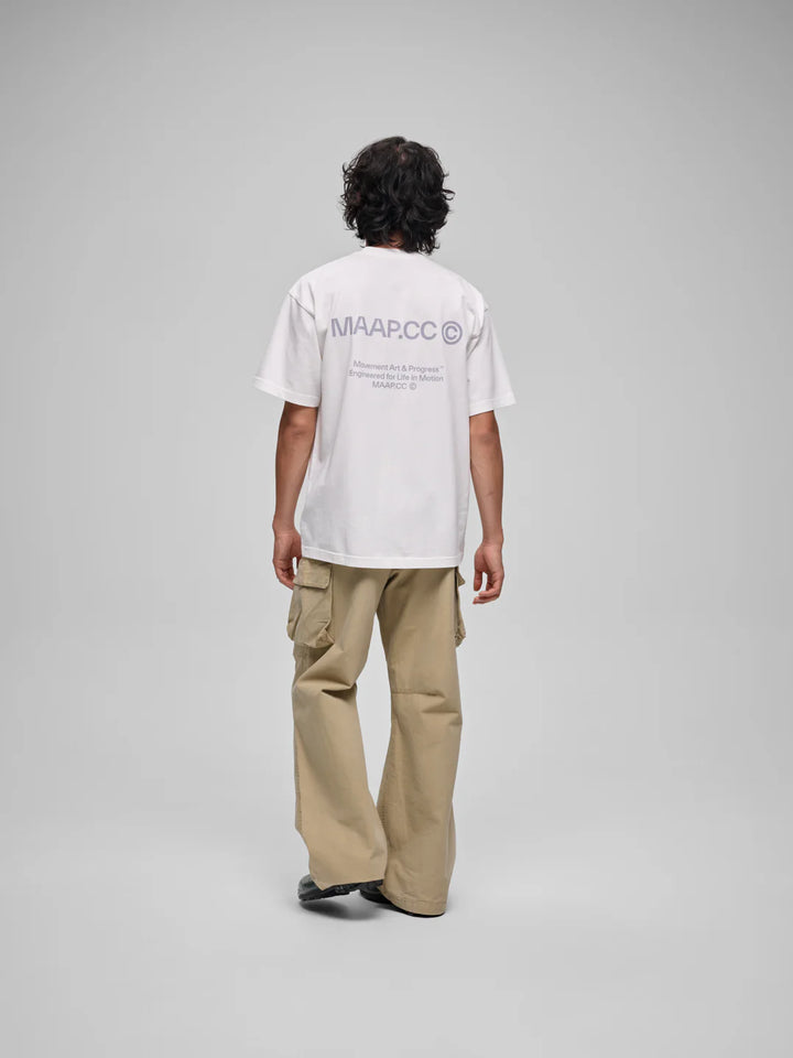 MAAP - Essentials CC Tee - White/Icelandic Blue