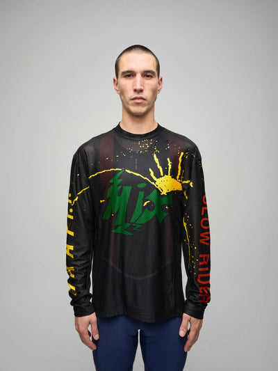 MAAP - MAAP + PUBLIC POSSESSION LS Mesh Tee - Black