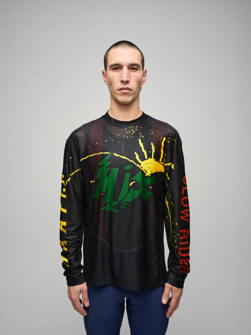 MAAP - MAAP + PUBLIC POSSESSION LS Mesh Tee - Black