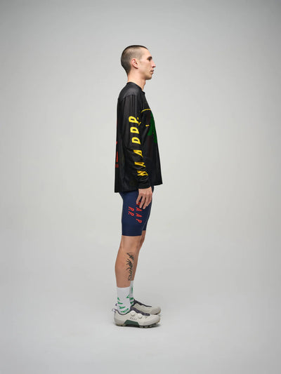 MAAP - MAAP + PUBLIC POSSESSION LS Mesh Tee - Black