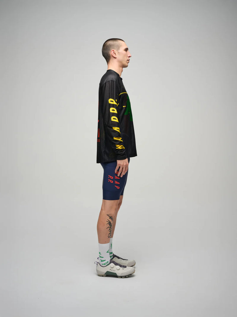 MAAP - MAAP + PUBLIC POSSESSION LS Mesh Tee - Black