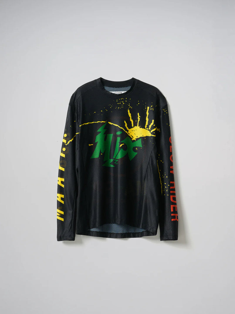 MAAP - MAAP + PUBLIC POSSESSION LS Mesh Tee - Black