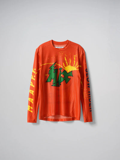 MAAP - MAAP + PUBLIC POSSESSION LS Mesh Tee - Warm Red