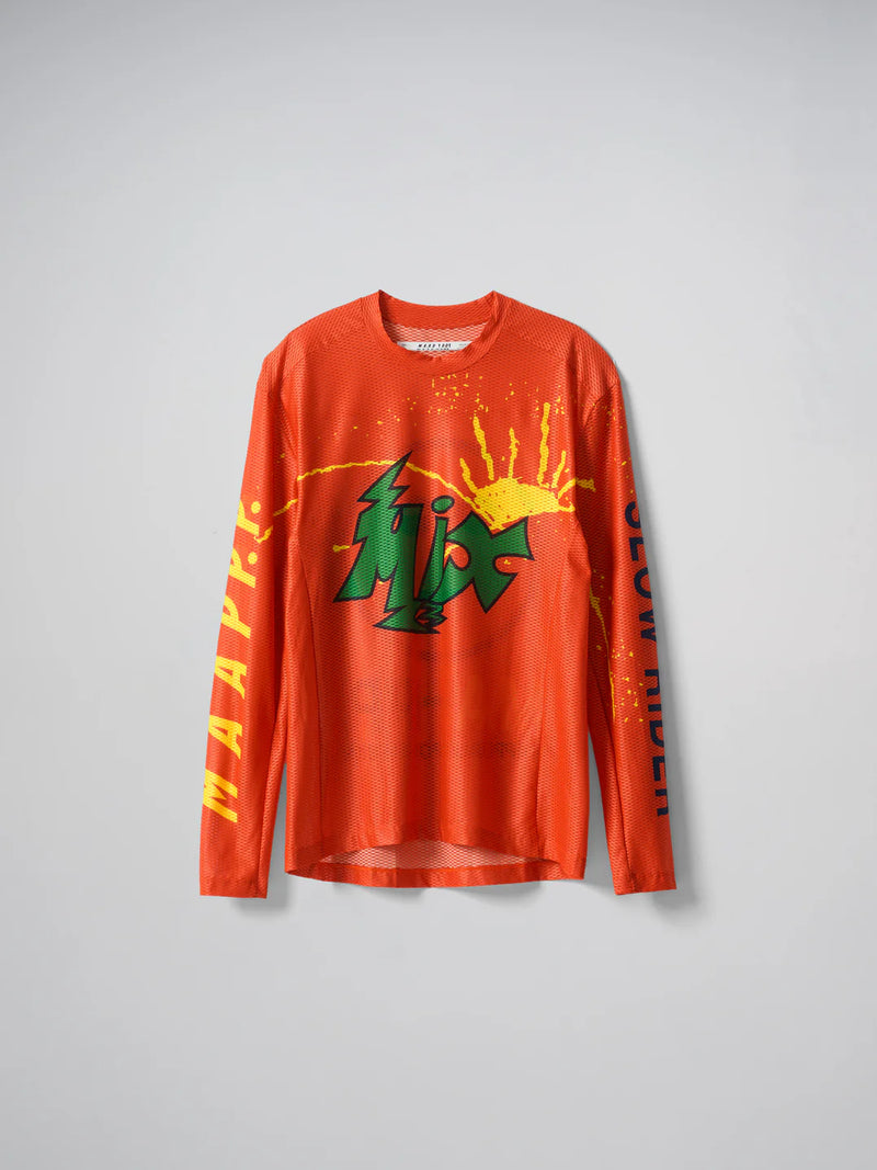 MAAP - MAAP + PUBLIC POSSESSION LS Mesh Tee - Warm Red