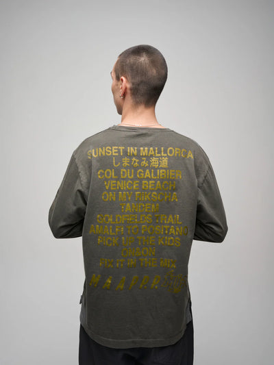MAAP - MAAP + PUBLIC POSSESSION Slow Rider LS Tee - Charcoal