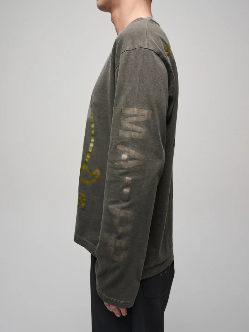 MAAP - MAAP + PUBLIC POSSESSION Slow Rider LS Tee - Charcoal