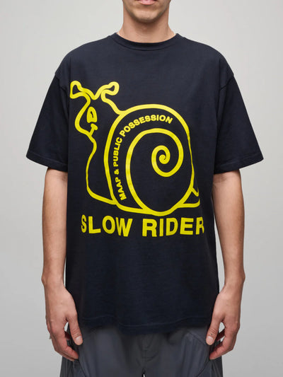 MAAP - MAAP + PUBLIC POSSESSION Slow Rider Tee - Navy