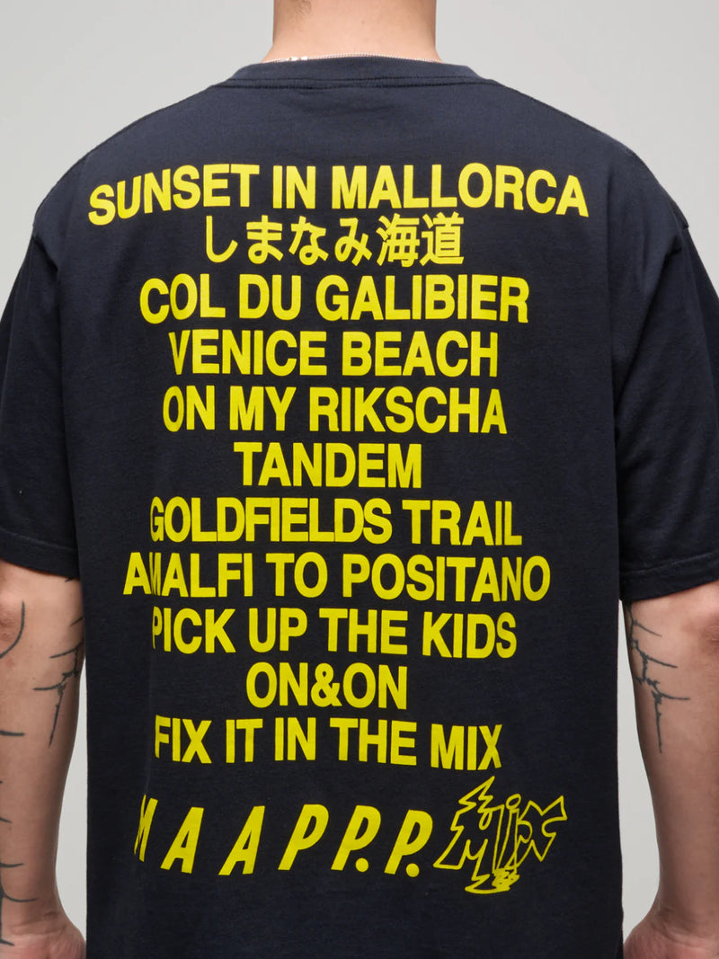 MAAP - MAAP + PUBLIC POSSESSION Slow Rider Tee - Navy