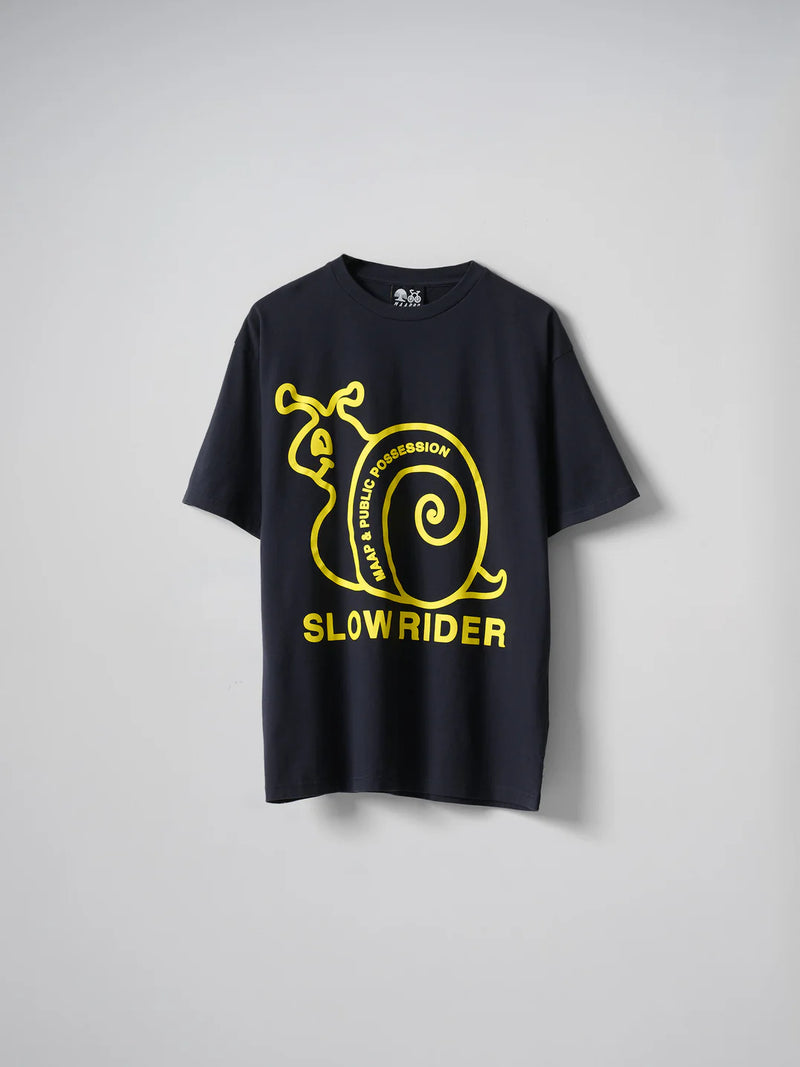 MAAP - MAAP + PUBLIC POSSESSION Slow Rider Tee - Navy