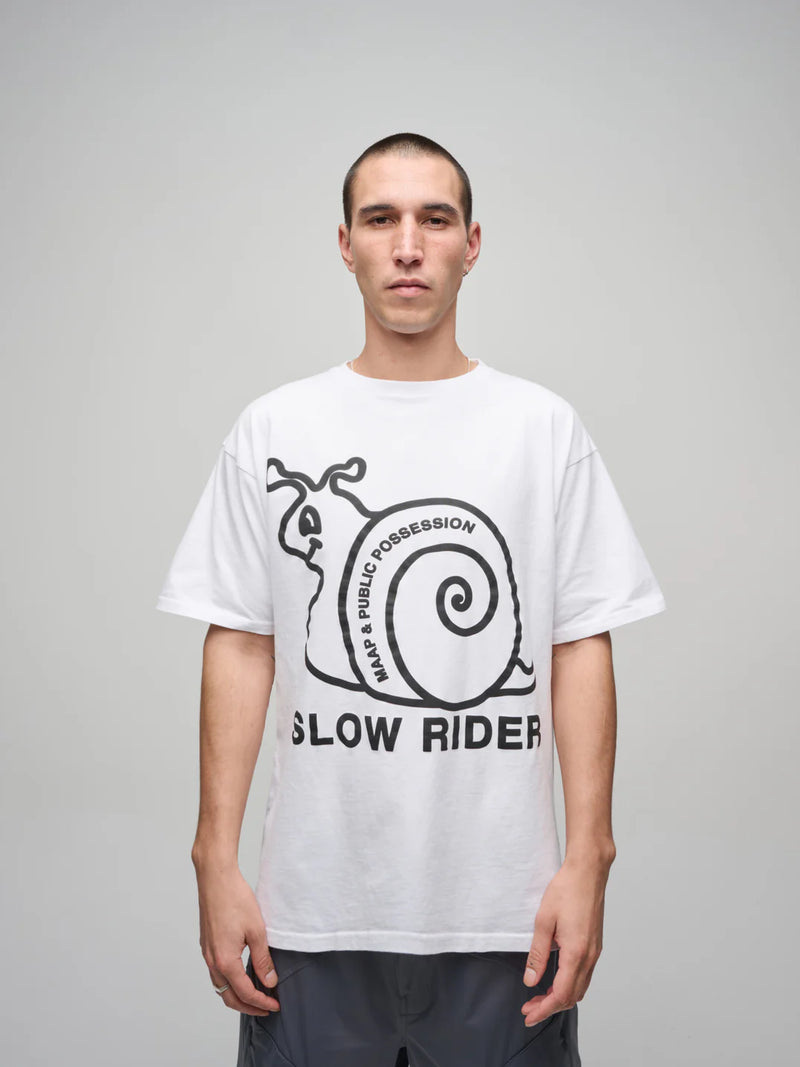 MAAP - MAAP + PUBLIC POSSESSION Slow Rider Tee - White