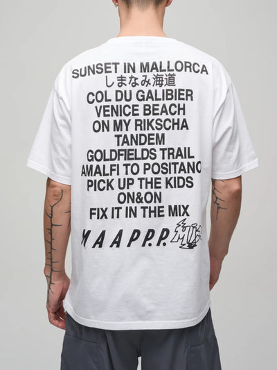 MAAP - MAAP + PUBLIC POSSESSION Slow Rider Tee - White