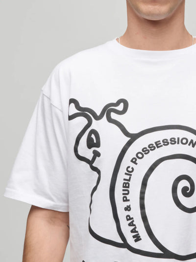 MAAP - MAAP + PUBLIC POSSESSION Slow Rider Tee - White