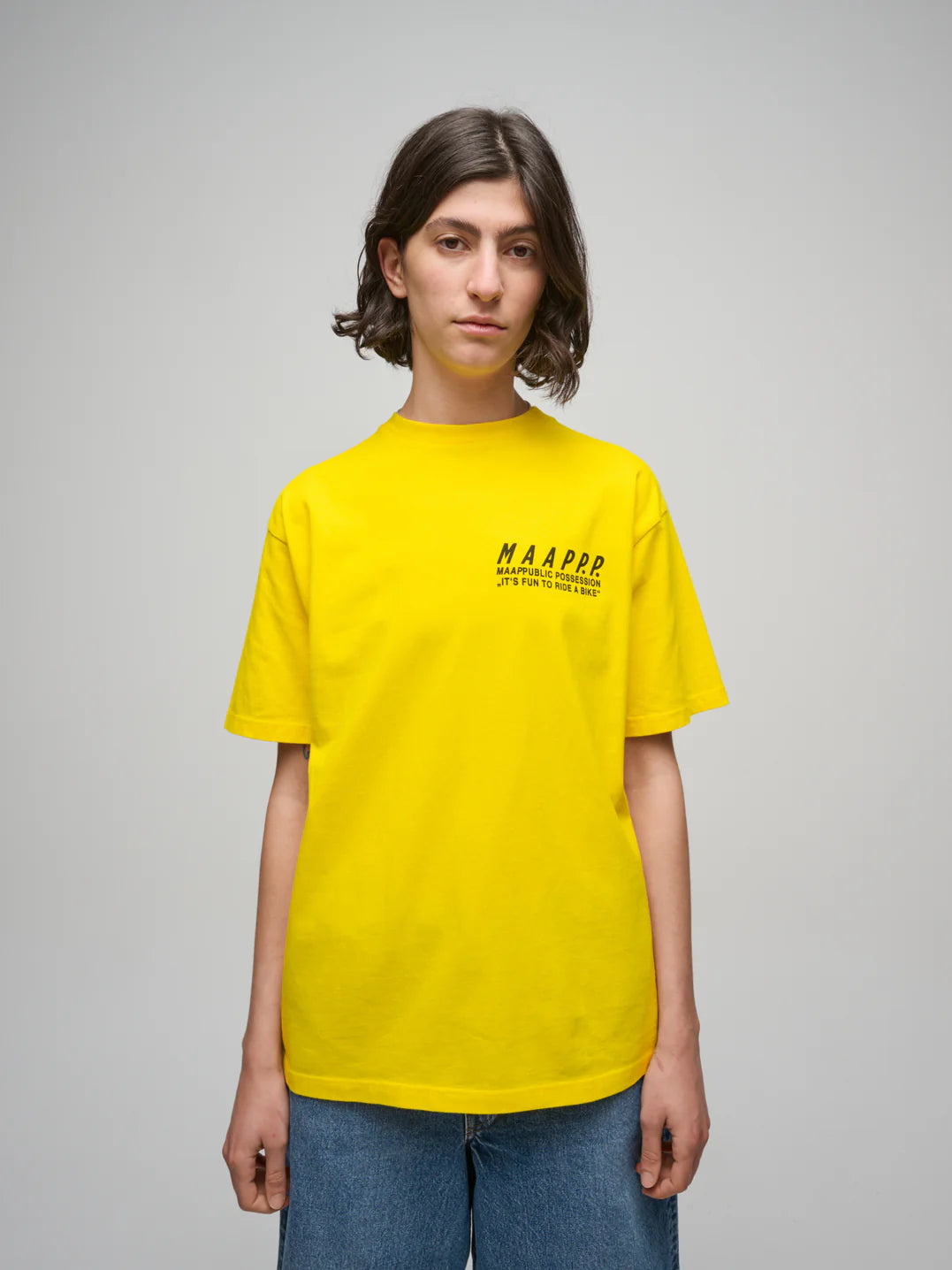 MAAP - MAAP + PUBLIC POSSESSION Free &amp; Easy Tee - Yellow