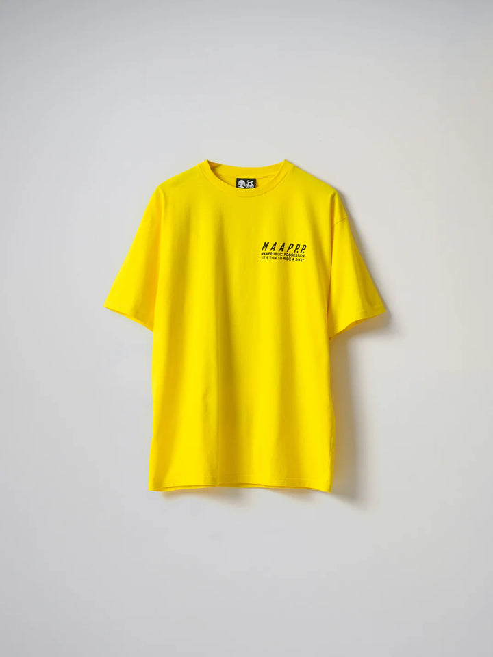 MAAP - MAAP + PUBLIC POSSESSION Free &amp; Easy Tee - Yellow