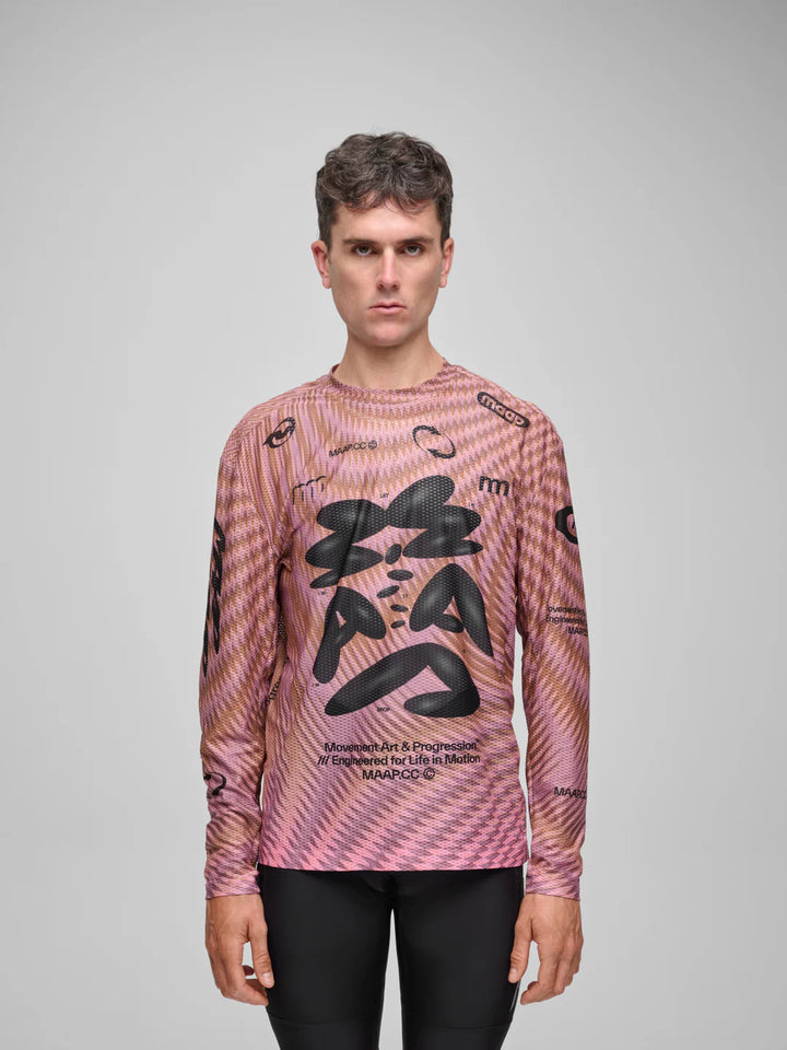 MAAP - Spectrum Air Mesh LS Tee - Mirage – Machine of Freedom