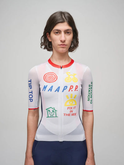 MAAP - MAAP + PUBLIC POSSESSION Women's Pro Air Jersey 3.0 - White