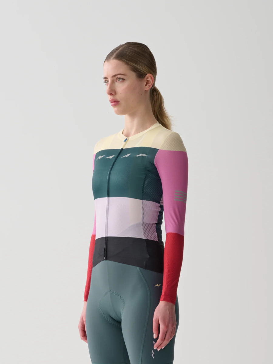 MAAP - Women's Level Pro Air LS Jersey 2.0  - Deep Teal Mix